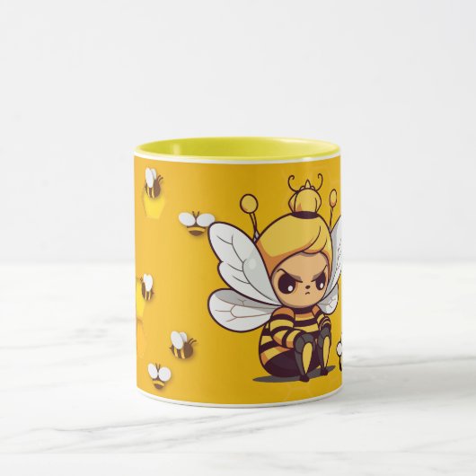Save the Bees Inspirational Bee Honey Lover Gift マグカップ (中央)