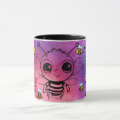 Save the Bees Inspirational Bee Honey Lover Gift マグカップ (中央)