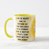 Save the Bees Inspirational Bee Honey Lover Gift  マグカップ (左)