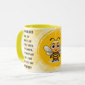 Save the Bees Inspirational Bee Honey Lover Gift  マグカップ (正面左)