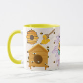 Save the Bees Inspirational Bee Honey Lover Gift  マグカップ (左)