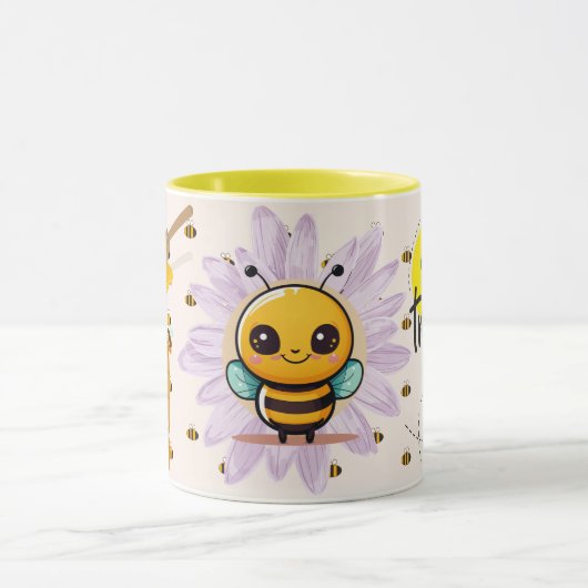 Save the Bees Inspirational Bee Honey Lover Gift  マグカップ (中央)