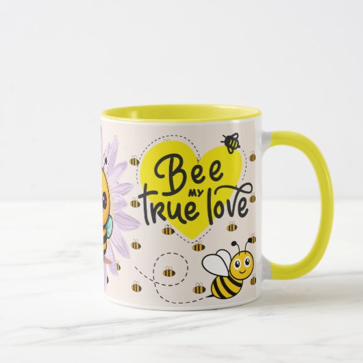 Save the Bees Inspirational Bee Honey Lover Gift  マグカップ (右)