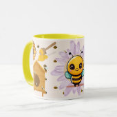 Save the Bees Inspirational Bee Honey Lover Gift  マグカップ (正面左)