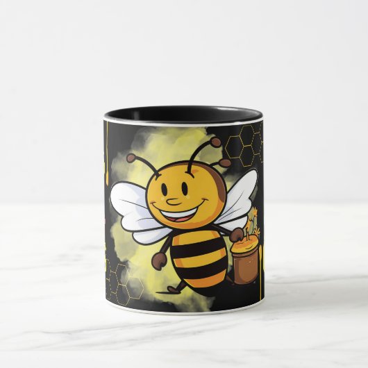 Save the Bees Inspirational Bee Honey Lover Gift マグカップ (中央)