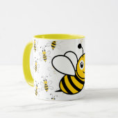 Save the Bees Inspirational Bee Honey Lover Gift  マグカップ (正面左)