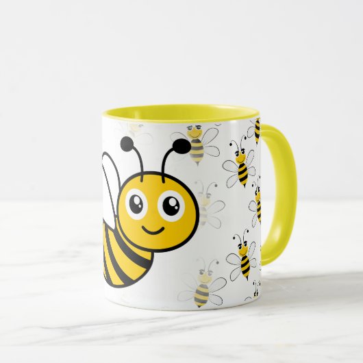 Save the Bees Inspirational Bee Honey Lover Gift  マグカップ (正面右)
