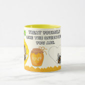 Save the Bees Inspirational Bee Honey Lover Gift  マグカップ (中央)