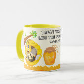 Save the Bees Inspirational Bee Honey Lover Gift  マグカップ (正面左)