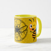 Save the Bees Inspirational Bee Honey Lover Gift  マグカップ (正面右)