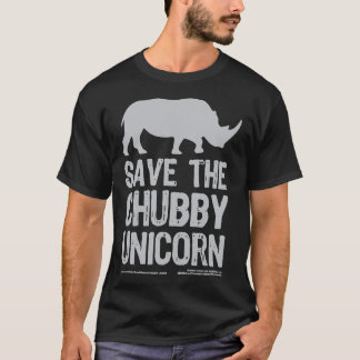 Save The Chubby Unicorn - Grey Classic T-Shirt Tシャツ
