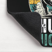 Save The Chubby Unicorns Funny Retro Rhino Animal マウスパッド (コーナー)