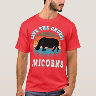 Save the chubby unicorns T-Shirt Tシャツ