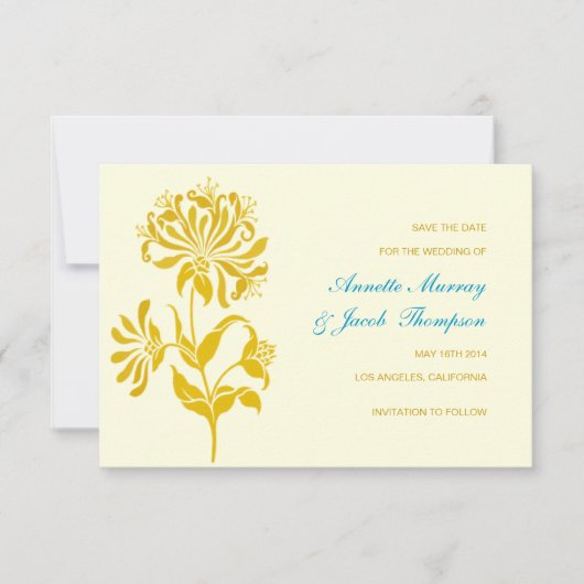 Save the Dateのお知らせ | 花 | gotur セーブザデート (正面)