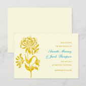 Save the Dateのお知らせ | 花 | gotur セーブザデート (正面/裏面)