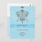 SAVE THE DATEポストカード：:：シャンデリア ポストカード (正面/裏面)