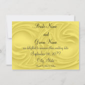 「Save the Date」が黄色にカール セーブザデート (裏面)