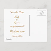 Save the Date はがき 案内ポストカード (裏面)