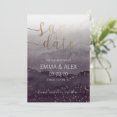 Save the Date ウォーターカラー招待状 招待状 (スタンド正面)