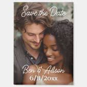 Save the Date オリジナル写真 マグネット (正面)