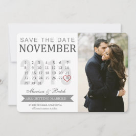 Save the Date カレンダー アナウンスメント | 結婚式 セーブザデート