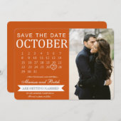 Save the Date カレンダー アナウンスメント | 結婚式 セーブザデート (正面/裏面)