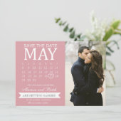 Save the Date カレンダー アナウンス | 結婚式 セーブザデート (スタンド正面)