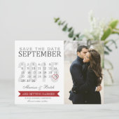 Save the Date カレンダー アナウンス | 結婚式 セーブザデート (スタンド正面)