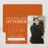 Save the Date カレンダー アナウンス | 結婚式 セーブザデート (正面/裏面)