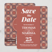 Save The Date カード (正面/裏面)