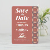 Save The Date カード (スタンド正面)