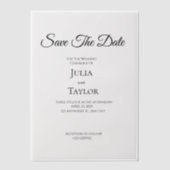 Save the Date カード (正面)