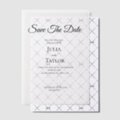 Save the Date カード (オフセット (招待状))