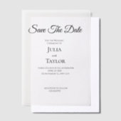 Save the Date カード (オフセット)
