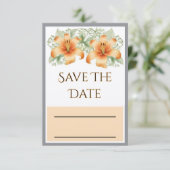 Save the Date カード (スタンド正面)