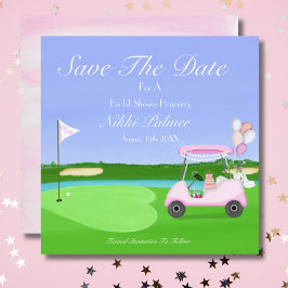 Save The Date ゴルフ ウェディング ゴルフ ウェディング シャワー ブランチ セーブザデート