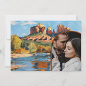 Save the Date -セドナレッドロック大聖堂 招待状 (正面)