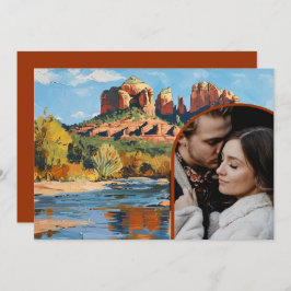 Save the Date -セドナレッドロック大聖堂 招待状