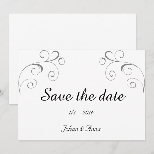 Save the date セーブザデート (正面/裏面)