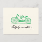Save the Date-タンデムバイクのポストカード 案内ポストカード (正面)
