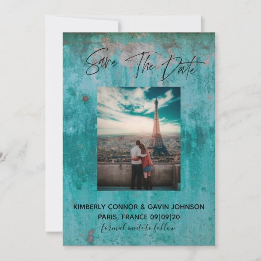 Save The Date |ターコイズ ラスティ セーブザデート (正面)