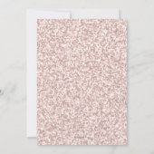 Save the date ダスティピンクの招待状 招待状 (裏面)