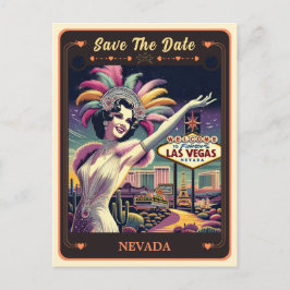 Save the Date | ネバダ州 ウェディング 招待 ポストカード