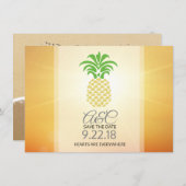 Save the Date パイナップルハート セーブザデート (正面/裏面)