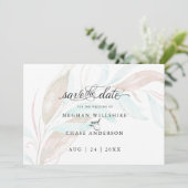 SAVE THE DATE | パステル彩度の水彩 秋の紅葉 (スタンド正面)