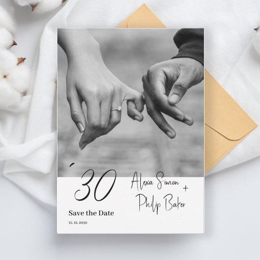 Save the Date フォトカード 招待状