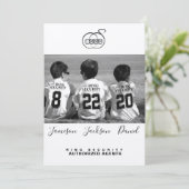 Save the Date フォト カード (スタンド正面)