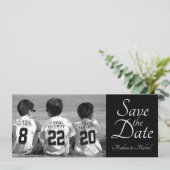 Save the Date フォト カード (スタンド正面)