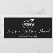 Save the Date フォト カード (裏面)