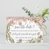 Save The Date ブラックローズ フローラル ウッドランド ドリップス セーブザデート (スタンド正面)